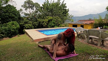 Anniversary Vacation Fantasy: Hot Wife Ammy Rouse Seduces Her Husband Into A Dirty Session