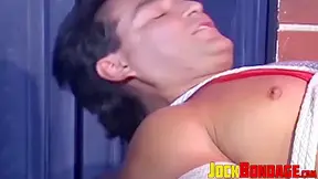 Julian Vincenzo In Hunk In Uniform Is Tied Up As He Tries To Release Himself