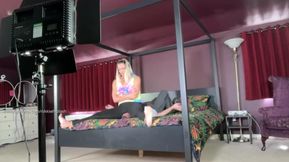 🔥NEW🔥 Livestreamed Filming Day - Facesitting Scene 4 - Facesitting and Trampling!