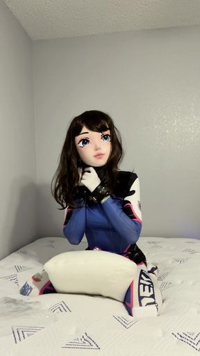Double Mask Kigurumi Vibrator and Breathplay