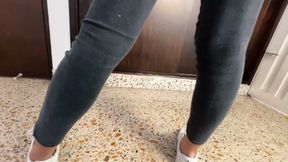 Wetting My Jeans for Step-stepdaddy's Cash