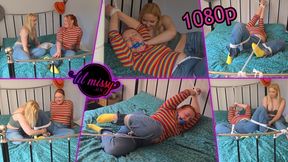 Lil Missy UK in Bondage Students Get Some Practise In Ft Captured Kerry 1080p