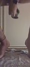 Fucking my dildo in my white jockstrap