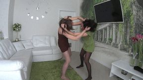 CATBALL FIGHT IN PANTYHOSE 6 FW