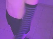 Femboy does stretching exercise (naked 😶)