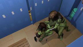 Busty Goblin Girl Pounded Hard by Futa Orcs
