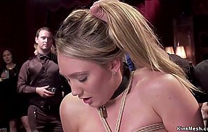 Blonde sluts rough anal bdsm banged