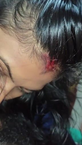 Captivating moment from &quot;Village babhi cum in mouth&quot;