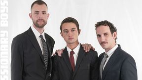 Missionary Boys: Threesome Anal Delight with Elder Anderson, Bishop Davies, and President Manwaring