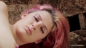 Beauty with pink hair gets her pussy fucked and eaten