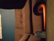 James tries to take 11.8 Inch Buttplug