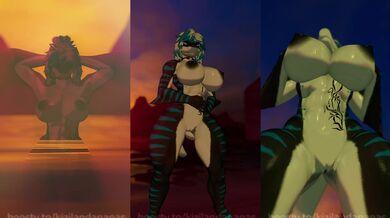 Wild shark teases in VRChat furry ERP