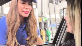 Horny wife calls gas attendant for a wild cuckold session