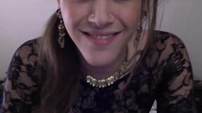 Amateur Shemale Self Facial