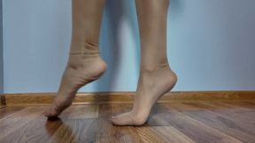 Ruslana In White Bra Sits On A Swing And Massages Penis Of Spiderman - Stockings