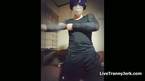 Adorable Japanese Guy Yanks His Stiff Member 1098