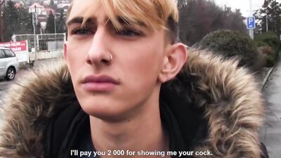 CZECH HUNTER 507 - Blonde Emo Twink Fucks Total Stranger