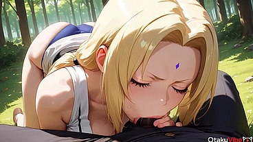 Tsunade was captured and fucked by the entire tribe [AI]