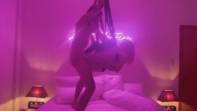transgirl gets breed in a sex swing