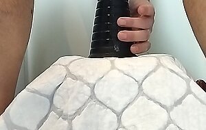 Anal play with toys