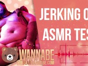 Gay Bear jerking off and cumming ASMR [Audio]