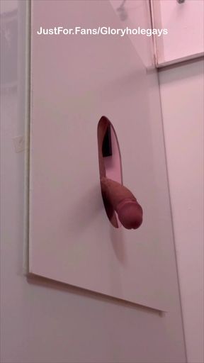 Student at the Gloryhole - and I was allowed to swallow it all