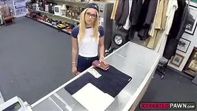 Blonde Babe Fucks In The Pawnshop For Her Ri - Super Sexy