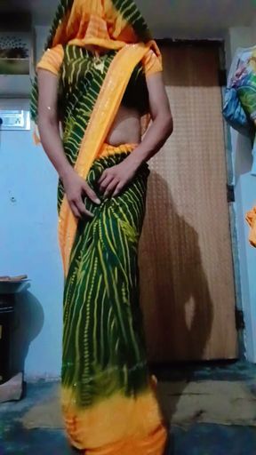 Sapana crosseder ki lajwab sexy saree xxx