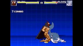 Grant vs. Jon Talbain: Intense Yaoi Gay Sex Battle in MUGEN