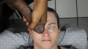 Dirty Dee in Another Situation with Loads on Her Face