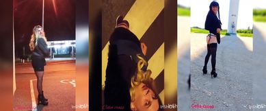 Hot Trans Slut Alley Ass Wrecked Gushing Cum Flood