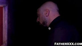 FatherXXX.com - Naughty priest's arousing sinful confession sexcapade