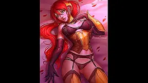 Pyrrha Tempts Team RWBY in Sultry Lesbian Encounter