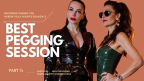 Double Domme Pegging Part 1/3 - The double Mouthfuck - Harem Villa Night Season 3 - with Goddess Kara