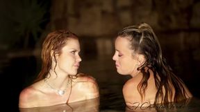 Charlie Forde Explores Lesbian Fun With Elly Clutch Inside The Pool