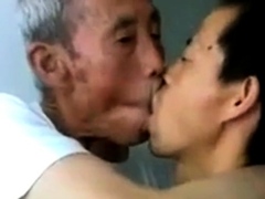 Asian Grandpas have sex