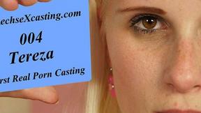 ”Tereza first real porn casting”