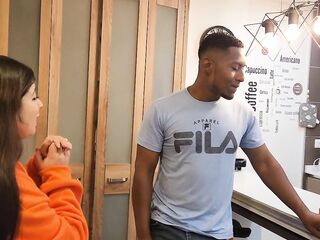 The pizza deliveryman screws the customer for bo pay! below the diver finds the massive melons and c