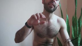 jerking off sitting hard, by the hairy louis ferdinando