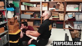 Tatted perp pays for crimes with stretched hole