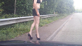 Outdoor Crossdresser Fun 3