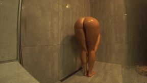 Fit Wife Calls Neighbor For Anal Shower Porn Cam