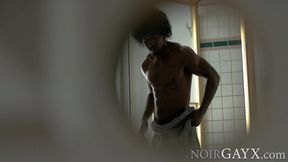 Caught Sneaking A Peek At BBC's Scorching Hot Shower Session