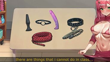 My teacher brought me to his house for a private lesson (Hentai/3D/Animated)