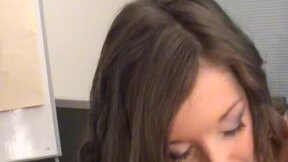 ”Lustful teen deepthroats big cock before hardcore drilling”