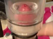Serious kit spt penis milking machine pre cum