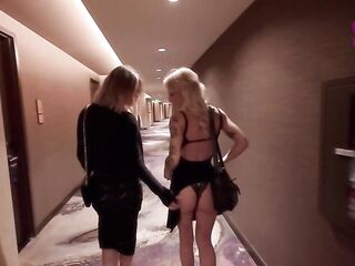 My Almost any fine Friend Kathryn and I Share My Husband’s Dong in Vegas Hotel Three-some