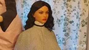 Emma the barberette shows off her capes