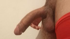 Kneeling cuckold gay is breast the male of the wife