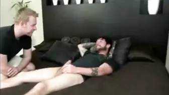 Amateur Big Cock Blowjob Ends in Premature Cumshot